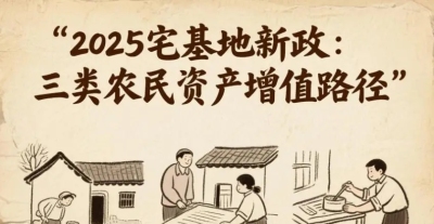 你家宅基地要变"活钱"了！这几类人要发财！