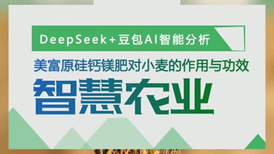 老铁们，马上准备冬小麦种植肥料了，我们用AI智慧农业分析了，美富原，叶碳酶乳酸肽活性硅，中药提取物加矿源，加枯草芽孢杆菌和胶冻样类芽孢杆菌的，中微量元素肥料硅钙镁肥，对小麦提质增产作用功效做分析，大家