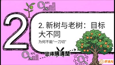 第3节：【春肥策略】开春底肥：新树&ldquo;扩版图&rdquo;，老树&ldquo;点引擎&rdquo;，课程：《柑橘底肥&ldquo;翻身账&rdquo;：从改土到高产的实战全书》