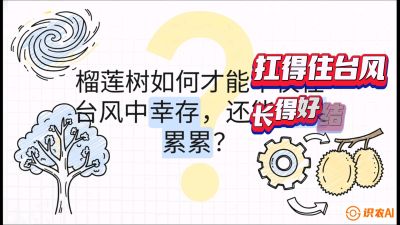 第四节：中国榴莲突围战：为生存重塑权型，抗台风矮化栽培与力学牵引，课程：《国产榴莲突围战：从泰国经验到中国实操的8堂必修课（高阶实战版）》