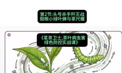 第02节：头号杀手歼灭战&mdash;&mdash;假眼小绿叶蝉与茶尺蠖，课程：《茗茶卫士&mdash;&mdash;茶叶病虫害绿色防控实战课》#识农AI