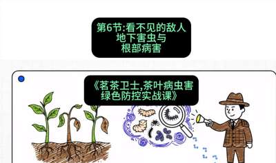 第06节：看不见的敌人&mdash;&mdash;地下害虫与根部病害，课程：《茗茶卫士&mdash;&mdash;茶叶病虫害绿色防控实战课》#识农AI
