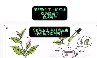 第08节：舌尖上的红线&mdash;&mdash;农药残留与合规清单，课程：《茗茶卫士&mdash;&mdash;茶叶病虫害绿色防控实战课》#识农AI