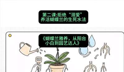 第二节：拒绝&ldquo;溺爱&rdquo;：养活蝴蝶兰的生死水法，课程：《蝴蝶兰雅养六讲：从阳台小白到园艺达人》#识农AI